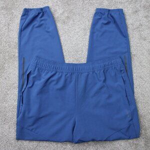 Skora Jogger Pants Mens Large Blue Quick Dry Running Training Gym Active Stretch